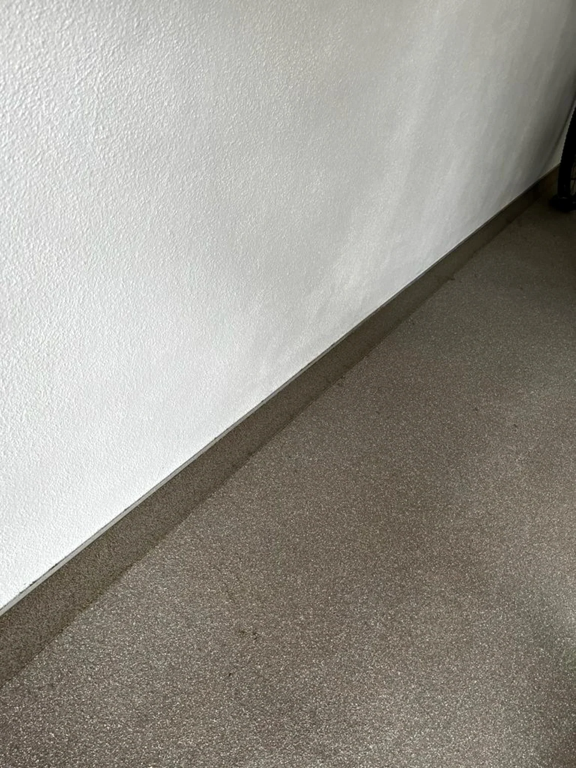 Bestaande garagevloer voor de renovatie
